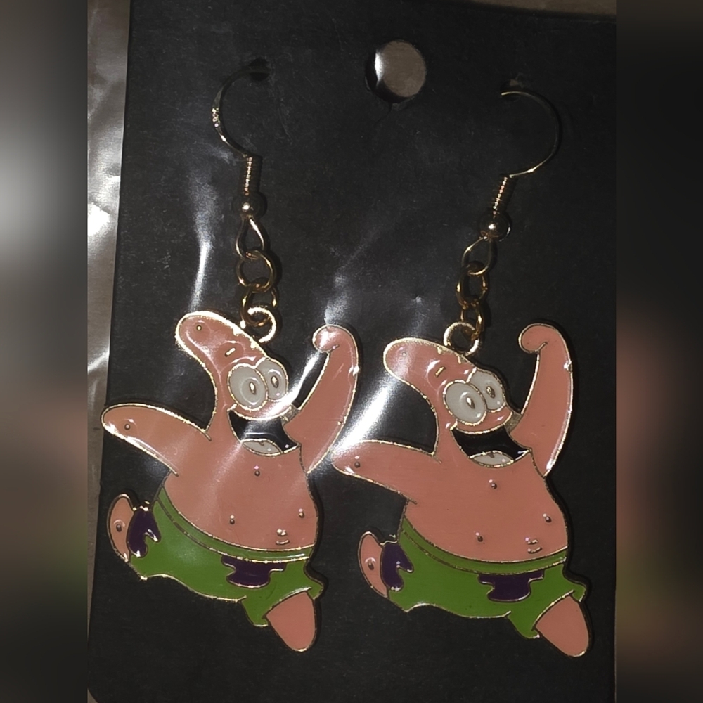 10 for $25!!!Patrick Star earrings NIP